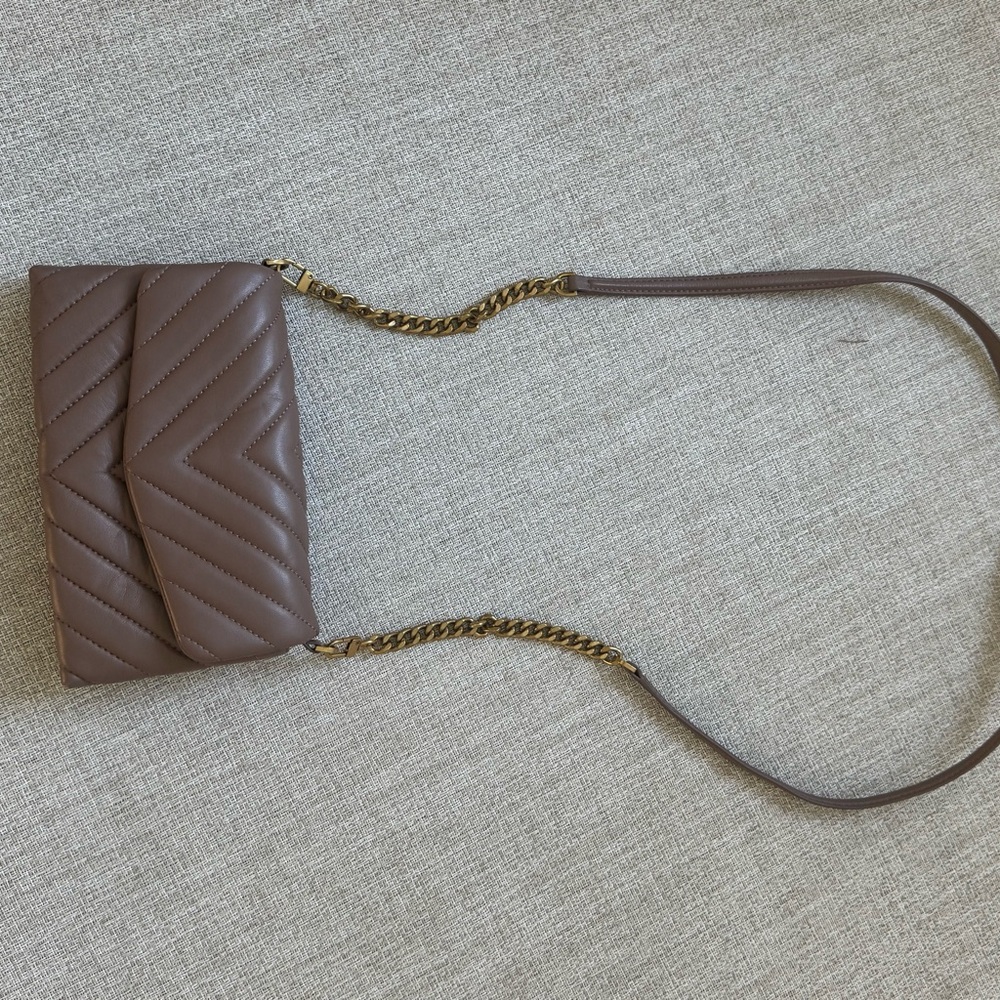 Elegant Brown Quilted Women's Bag